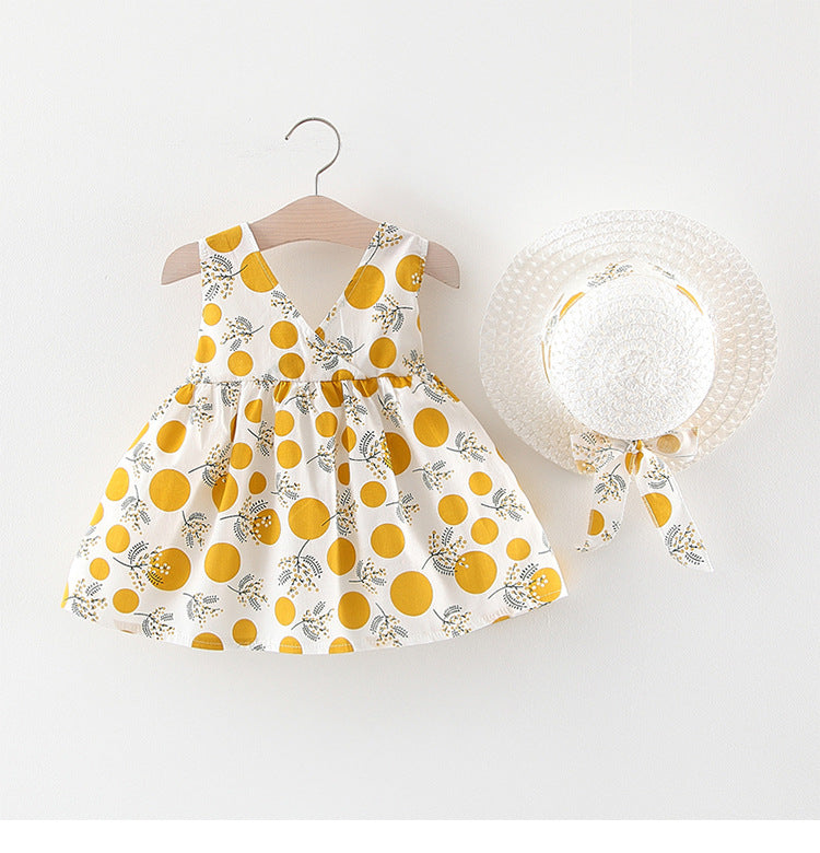 Girls' Summer Baby Girls' Short Sleeve Suit Skirt - [[{"value":"{{ Babyvera Babyvera  }}"}]]