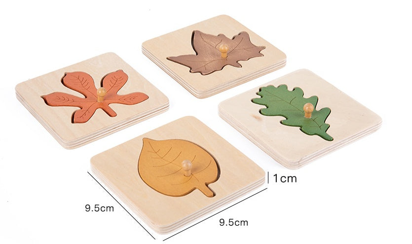 Leaf Panel Puzzle Montessori Early Education - [[{"value":"{{ Babyvera Babyvera  }}"}]]