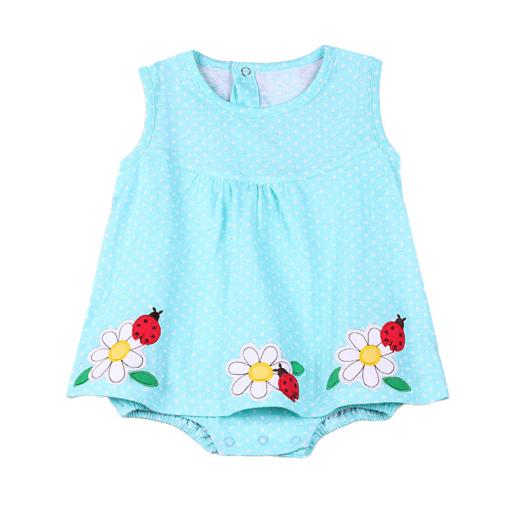 Karatva Girls Dress Summer Summer Summer Baby Princess Dress Skirt Skirt Conjoined 0-1 Years Old Female Baby Summer - [[{"value":"{{ Babyvera Babyvera  }}"}]]