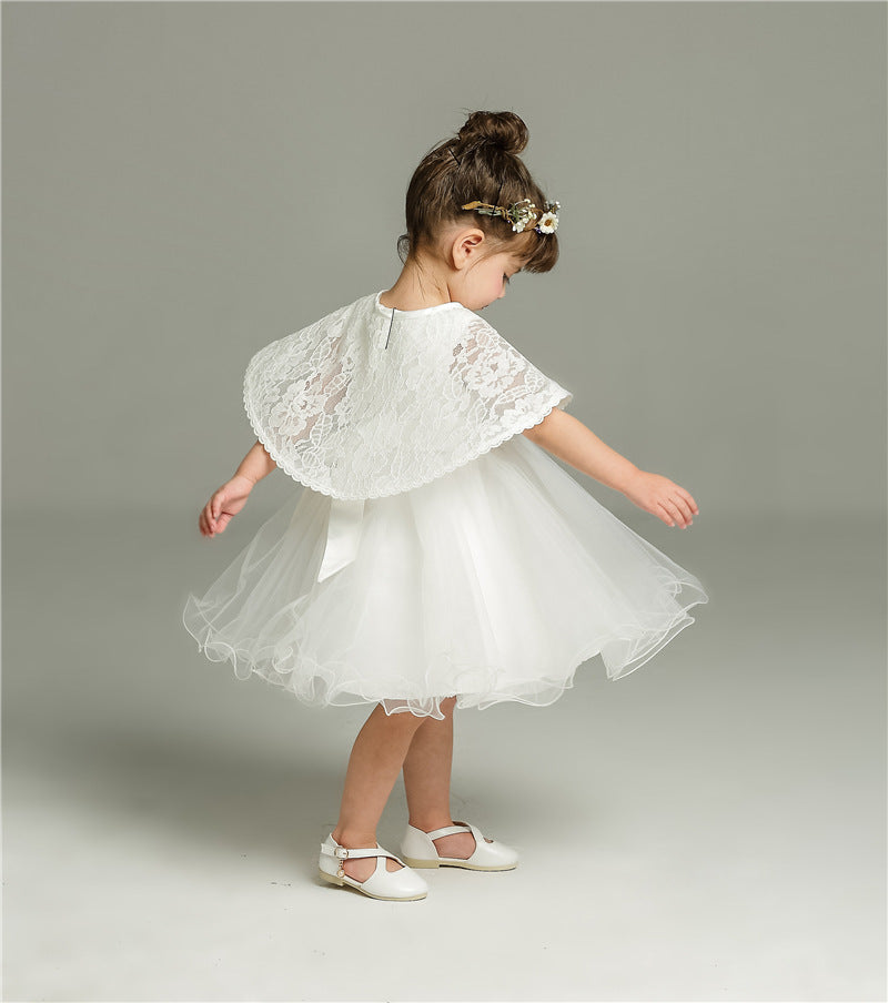 Cute Baby White Fluffy Dress Two-piece Set - [[{"value":"{{ Babyvera Babyvera  }}"}]]