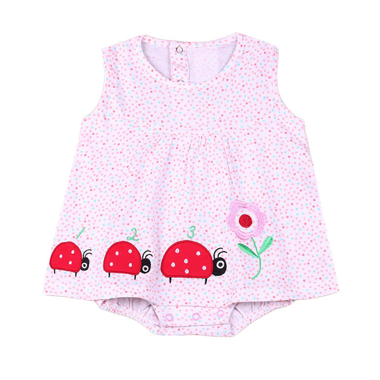 Karatva Girls Dress Summer Summer Summer Baby Princess Dress Skirt Skirt Conjoined 0-1 Years Old Female Baby Summer - [[{"value":"{{ Babyvera Babyvera  }}"}]]