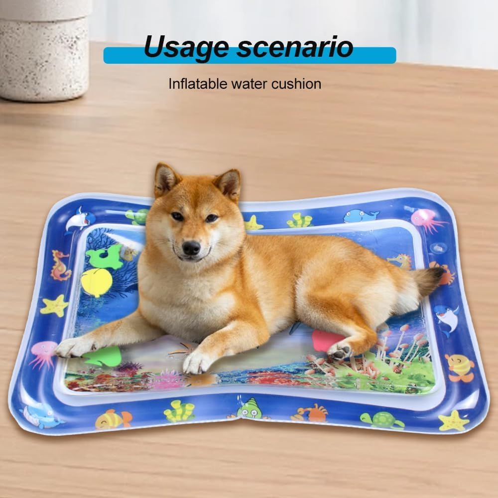 Thickened Water Sensor Play Mat Sensory Water Play Mat For Cats Cat Water Play Mat Sensor Water Playmat Water Sensory Playmat For Pet Cool Comfort Inflatable Tummy Time Water Mat - [[{"value":"{{ Babyvera Babyvera  }}"}]]