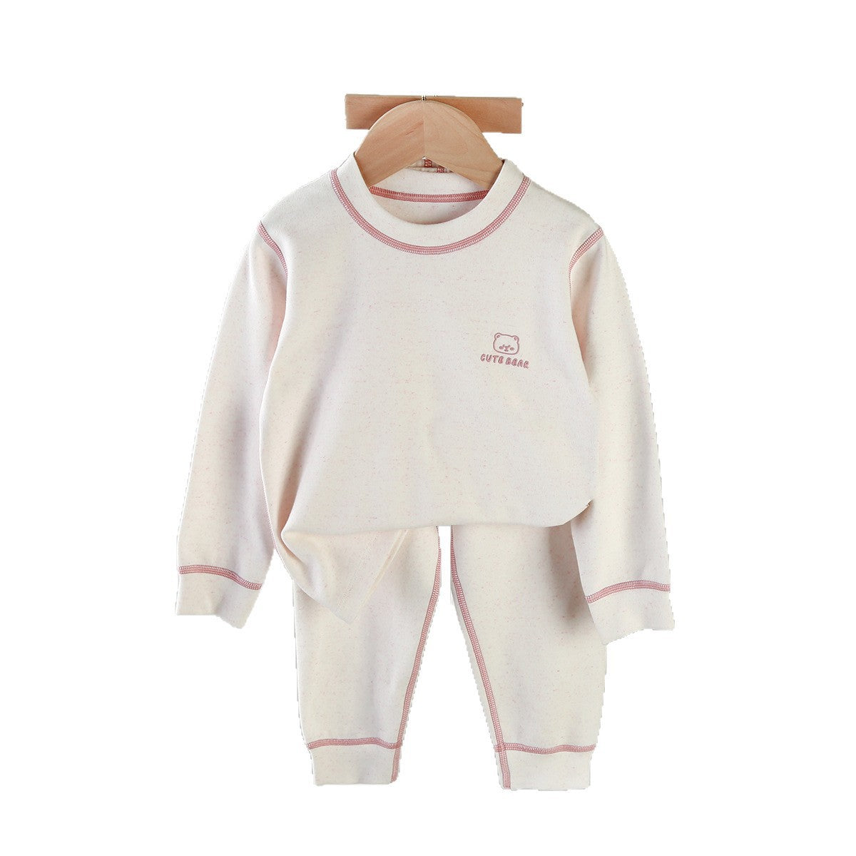 Cotton Autumn Clothes And Pants For Men Women And Babies Round Neck Thermal Underwear - [[{"value":"{{ Babyvera Babyvera  }}"}]]