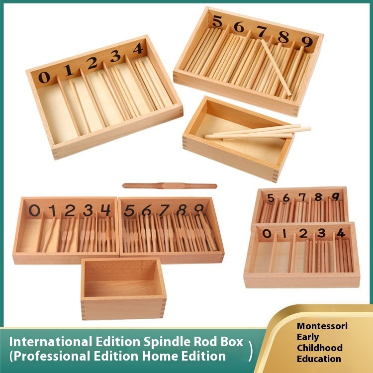 Montessori Mathematics Teaching Tools Spindle Box - [[{"value":"{{ Babyvera Babyvera  }}"}]]