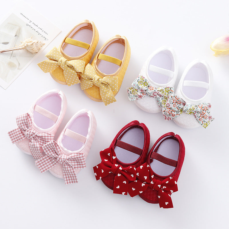 Newborn Baby 0-6-9 Months Soft Sole Toddler Shoes Hair Band Set - [[{"value":"{{ Babyvera Babyvera  }}"}]]