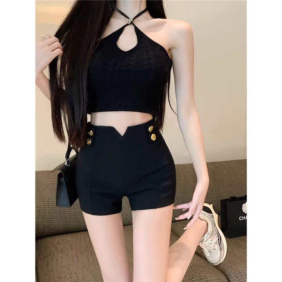 High-waisted Casual Shorts For Womenslimming And Versatile - [[{"value":"{{ Babyvera Babyvera  }}"}]]