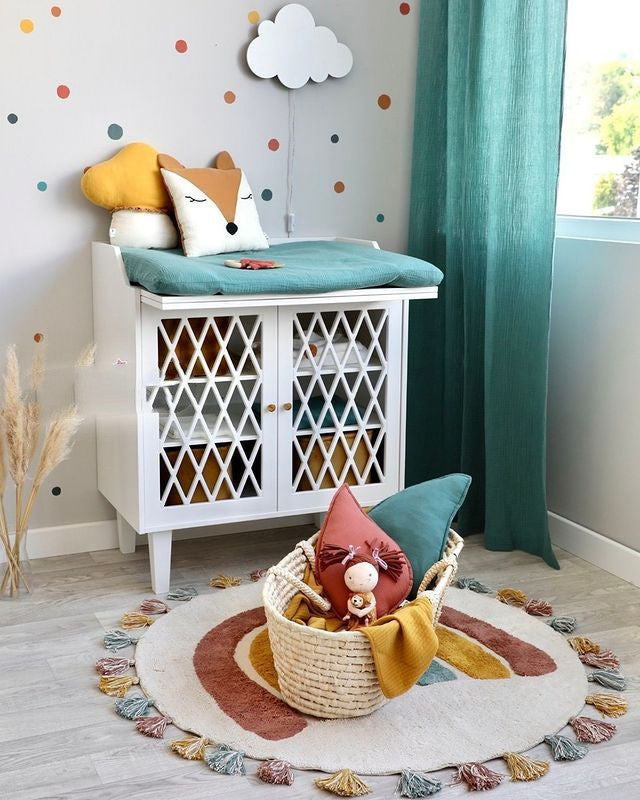 Tassel-trimmed Children's Carpet Play Crawling Mat - [[{"value":"{{ Babyvera Babyvera  }}"}]]