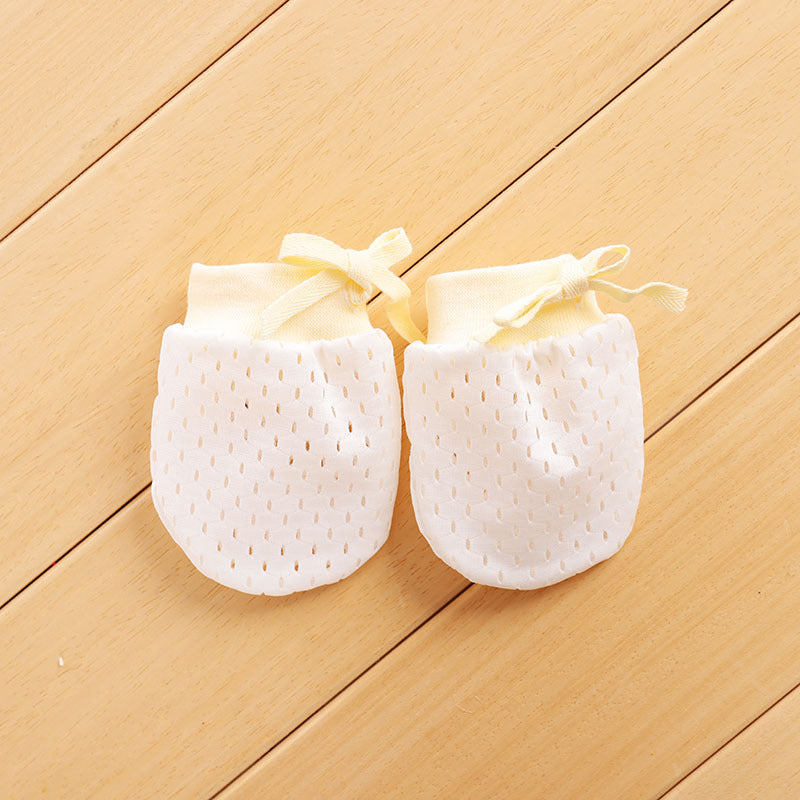 Baby Elastic Gloves 0-6-12 Months Newborn Anti-scratch Face Adjustable Gloves Summer Thin Ice Silk Gloves - [[{"value":"{{ Babyvera Babyvera  }}"}]]
