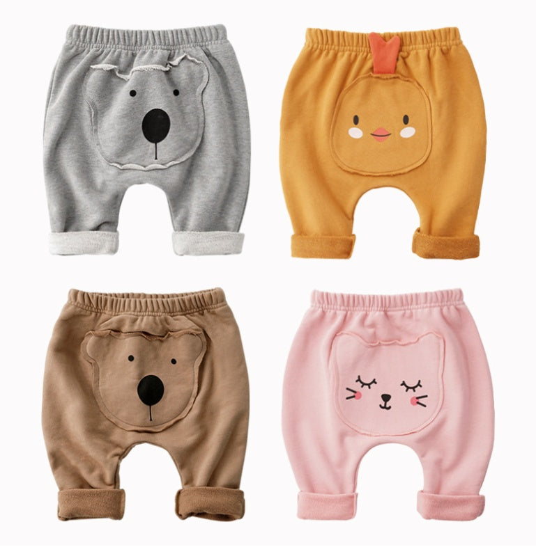 Cartoon patch baby pants - [[{"value":"{{ Babyvera Babyvera  }}"}]]