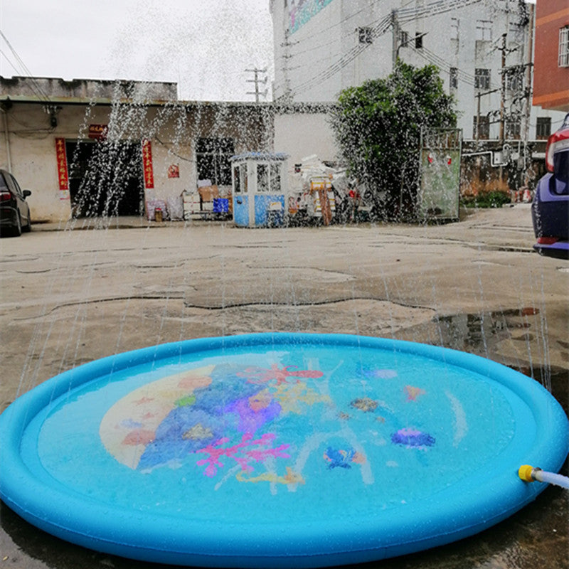 Children's Outdoor 170cm Water Spray Mat Splash Game Mat Play Water Airbed - [[{"value":"{{ Babyvera Babyvera  }}"}]]