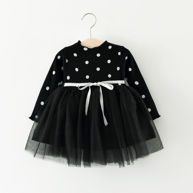 Foreign Children Years Of Foreign Trade Explosion Of Baby Cotton Long Sleeved Dress Korean Princess Dress Girls. - [[{"value":"{{ Babyvera Babyvera  }}"}]]