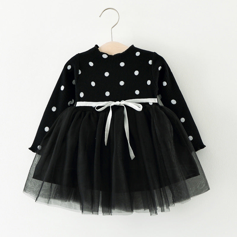 Foreign Children Years Of Foreign Trade Explosion Of Baby Cotton Long Sleeved Dress Korean Princess Dress Girls. - [[{"value":"{{ Babyvera Babyvera  }}"}]]