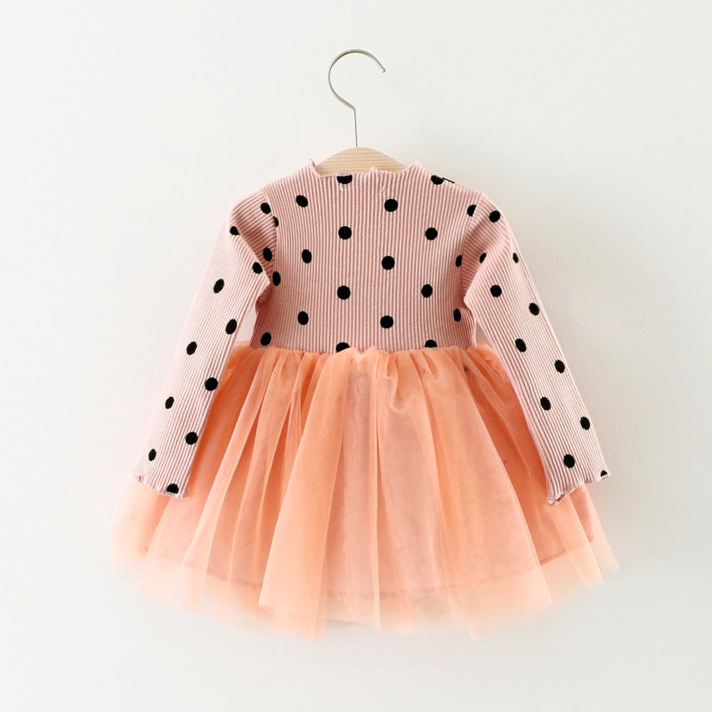 Foreign Children Years Of Foreign Trade Explosion Of Baby Cotton Long Sleeved Dress Korean Princess Dress Girls. - [[{"value":"{{ Babyvera Babyvera  }}"}]]