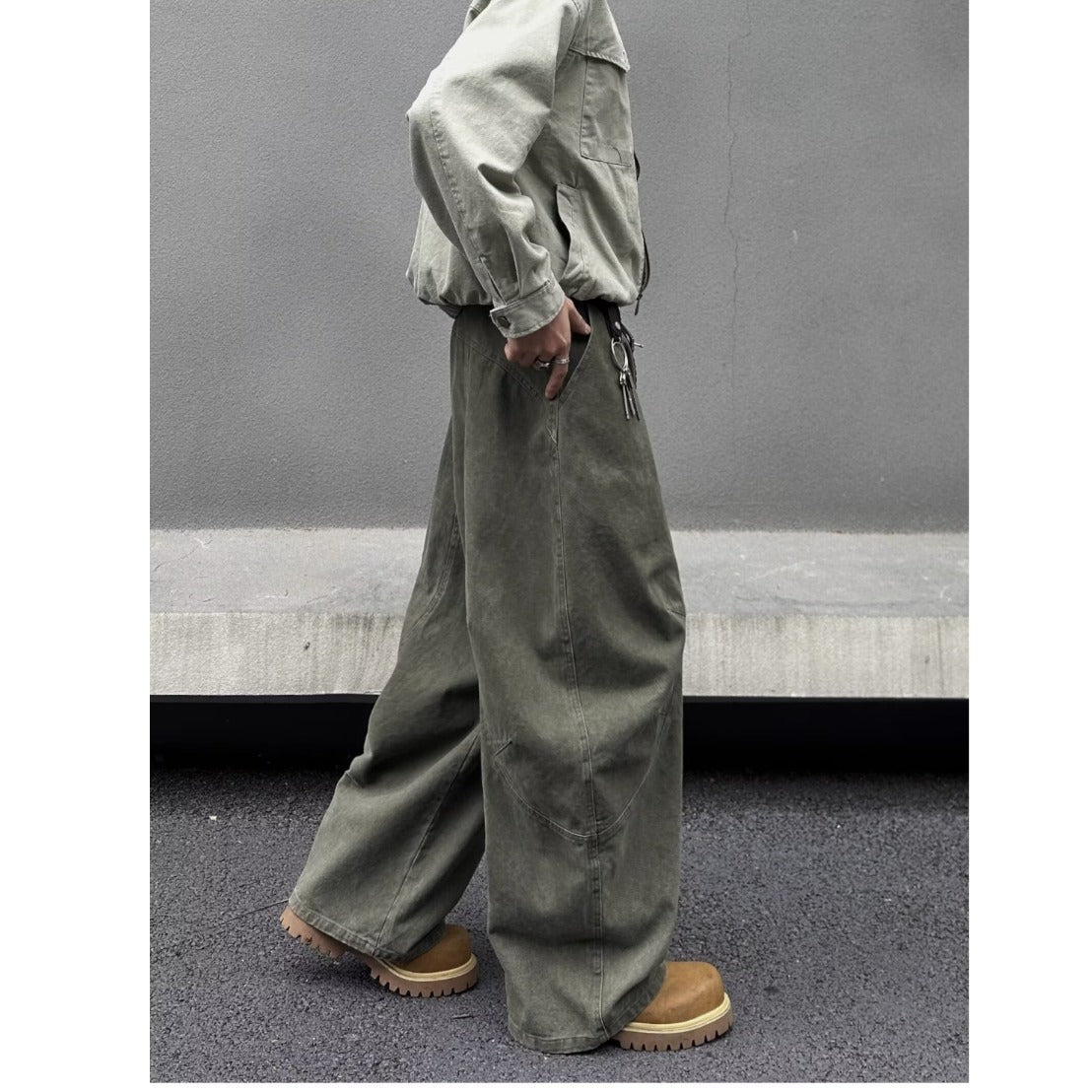 American-style Vintage Bootcut Jeans - [[{"value":"{{ Babyvera Babyvera  }}"}]]