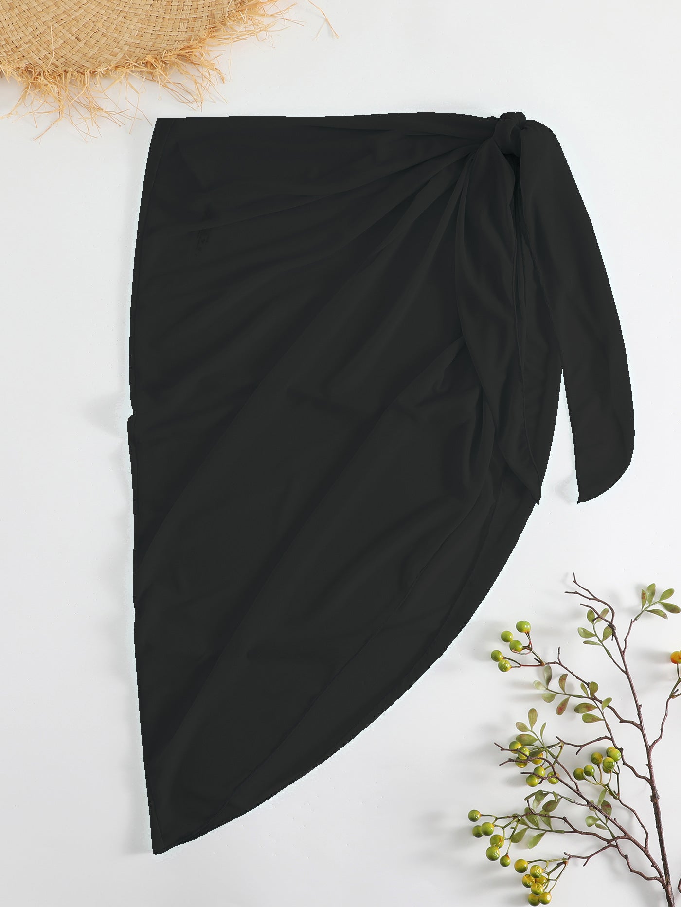 Asymmetrical-cut Sun-protective Sexy Solid-color Beach Dress - [[{"value":"{{ Babyvera Babyvera  }}"}]]