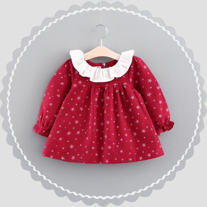 Online Shop Girl Dress, Autumn Baby Clothes, Korean Baby Princess Skirt Factory Wholesale - [[{"value":"{{ Babyvera Babyvera  }}"}]]