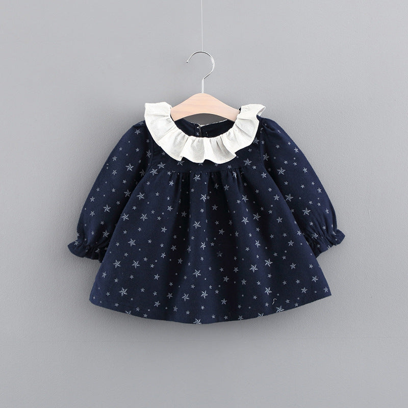 Online Shop Girl Dress, Autumn Baby Clothes, Korean Baby Princess Skirt Factory Wholesale - [[{"value":"{{ Babyvera Babyvera  }}"}]]