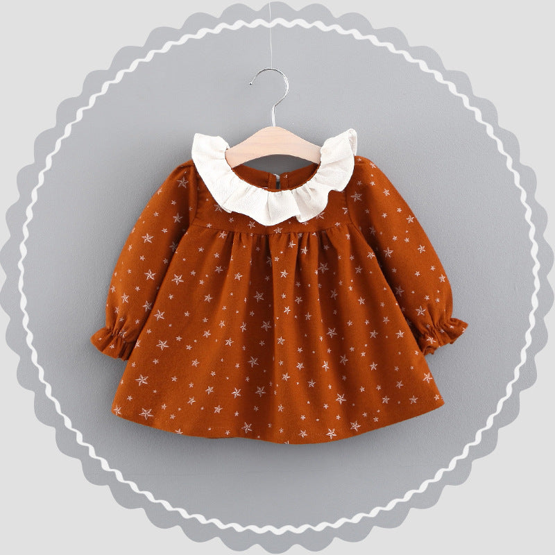 Online Shop Girl Dress, Autumn Baby Clothes, Korean Baby Princess Skirt Factory Wholesale - [[{"value":"{{ Babyvera Babyvera  }}"}]]