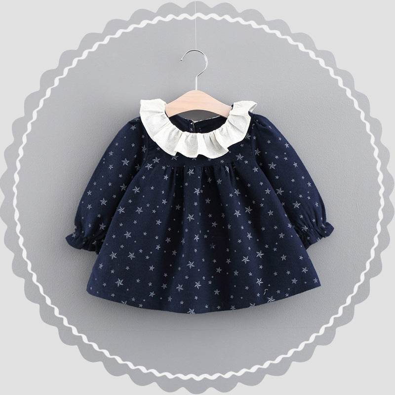 Online Shop Girl Dress, Autumn Baby Clothes, Korean Baby Princess Skirt Factory Wholesale - [[{"value":"{{ Babyvera Babyvera  }}"}]]