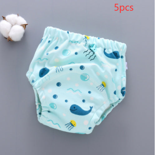 Baby Training Pants Washable 6-layer Gauze Diaper Cover - [[{"value":"{{ Babyvera Babyvera  }}"}]]