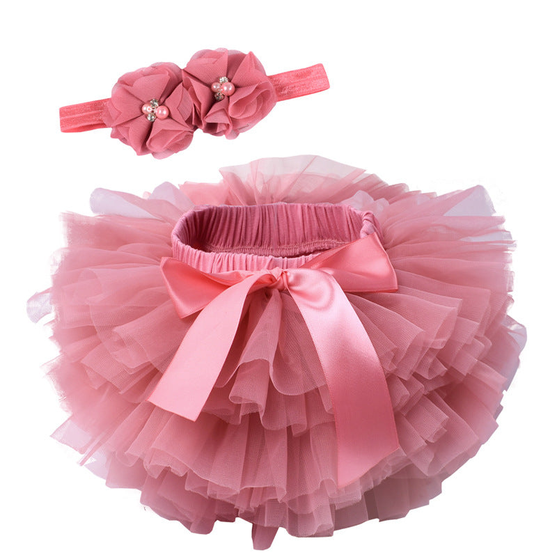 Net yarn half-length skirt children's skirt - [[{"value":"{{ Babyvera Babyvera  }}"}]]