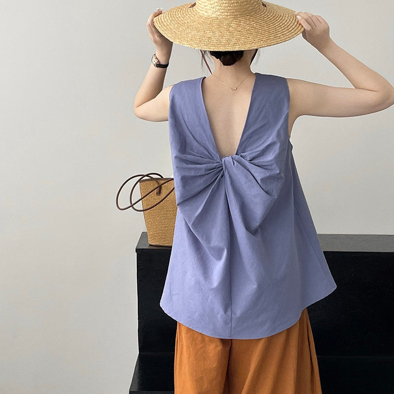 Sleeveless Shirt Loose Mid-length Top - [[{"value":"{{ Babyvera Babyvera  }}"}]]