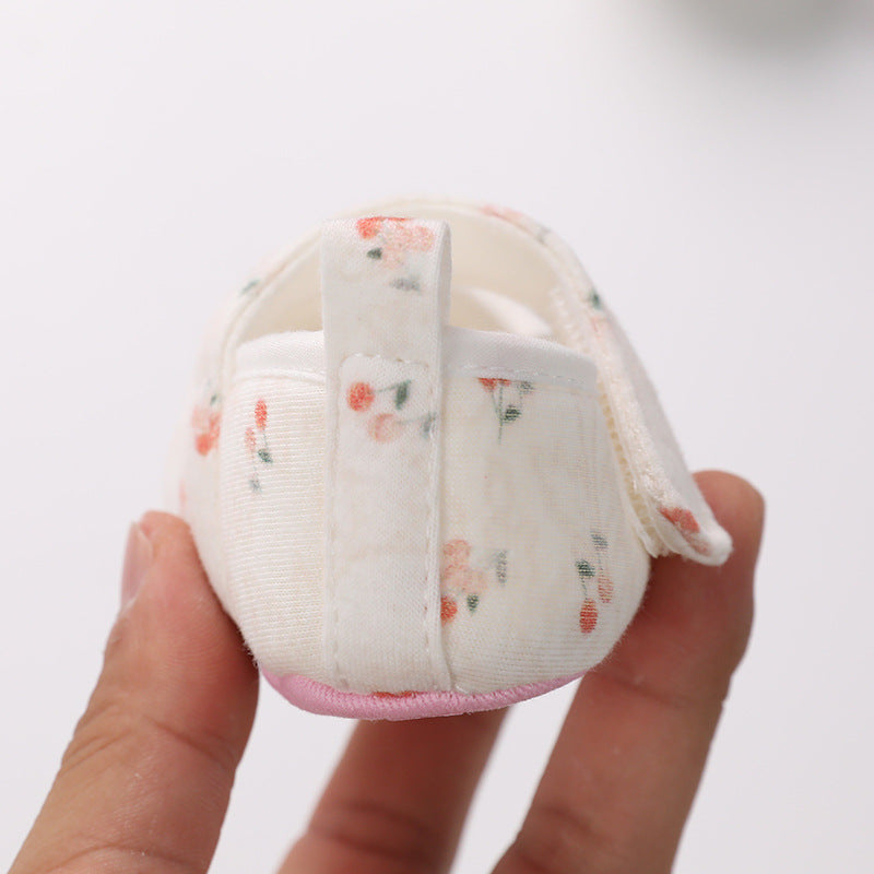 Color Cotton Toddler Shoes Soft Sole Newborn Baby Shoes 0-12 Months Male And Female Baby Shoes - [[{"value":"{{ Babyvera Babyvera  }}"}]]