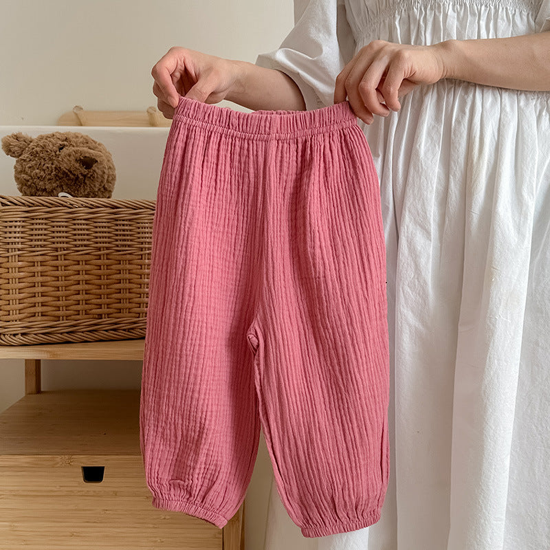 Thin Cotton Cloth Girls' Pajama Pants - [[{"value":"{{ Babyvera Babyvera  }}"}]]