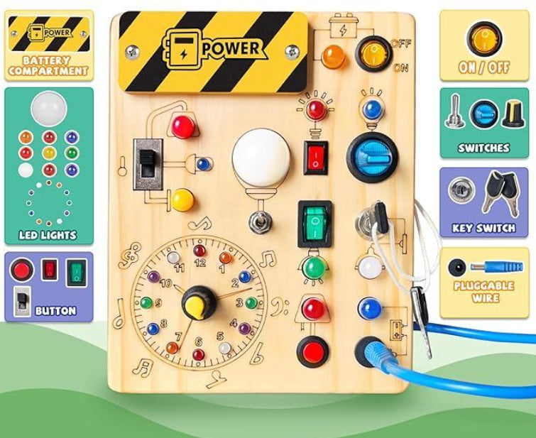 Montessori Wooden Toddler Sensory Travel Toy - [[{"value":"{{ Babyvera Babyvera  }}"}]]