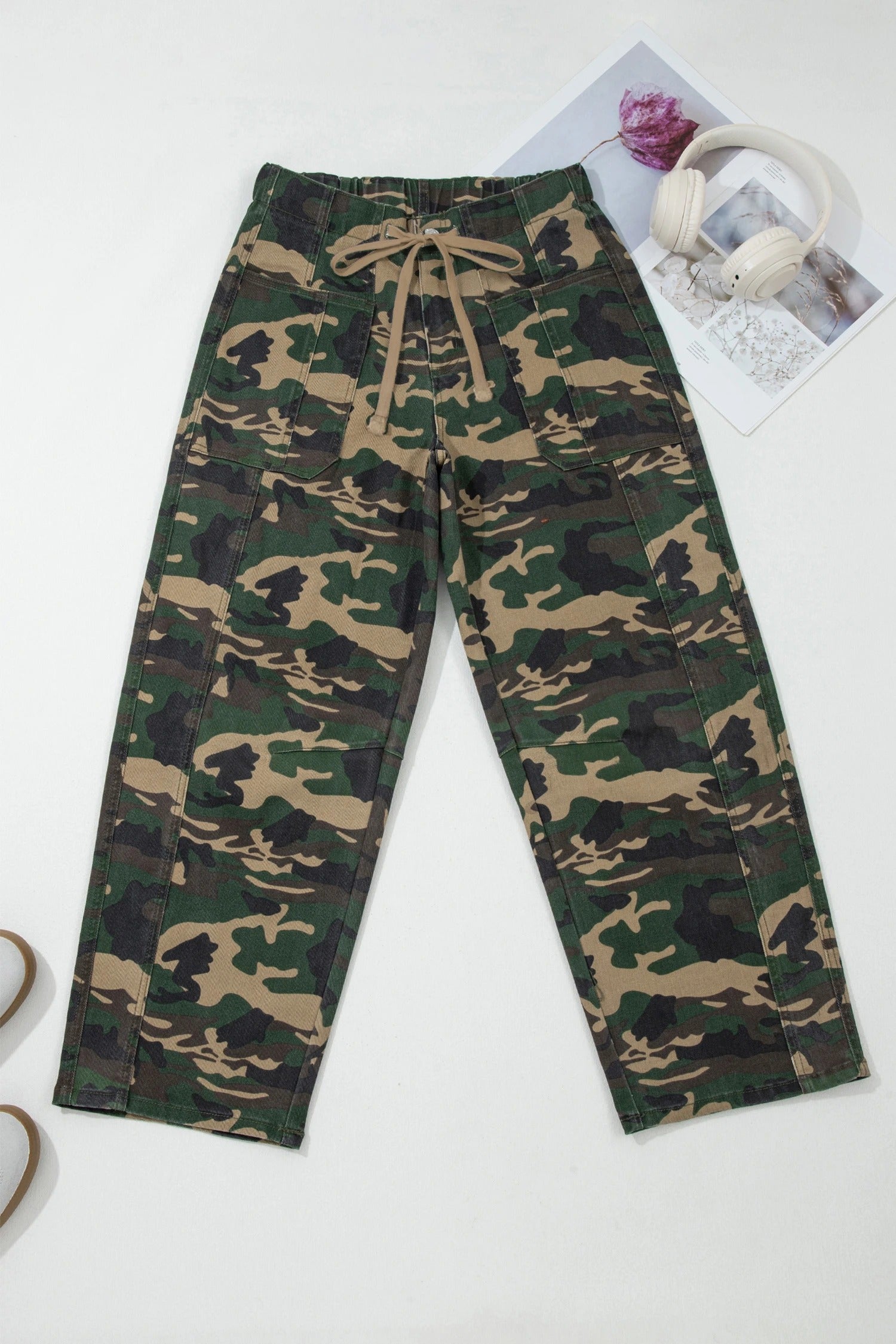 Women's Casual American-Style Retro Camouflage Pants With Multiple Pockets - [[{"value":"{{ Babyvera Babyvera  }}"}]]