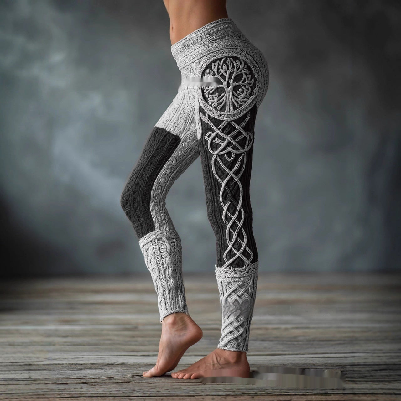 Retro 3D Digital Print Women's Casual Leggings - [[{"value":"{{ Babyvera Babyvera  }}"}]]