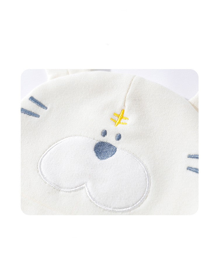 Cute Tiger Baby Hat Cotton Newborn Fetal Cap 0-6 Months Baby Fontanelle Protection - [[{"value":"{{ Babyvera Babyvera  }}"}]]