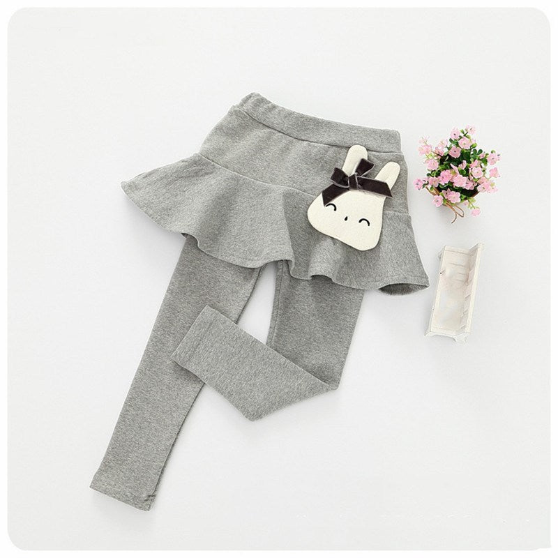 Children's Fake 2 Girls Leggings Cotton Lace Skirt Pants - [[{"value":"{{ Babyvera Babyvera  }}"}]]