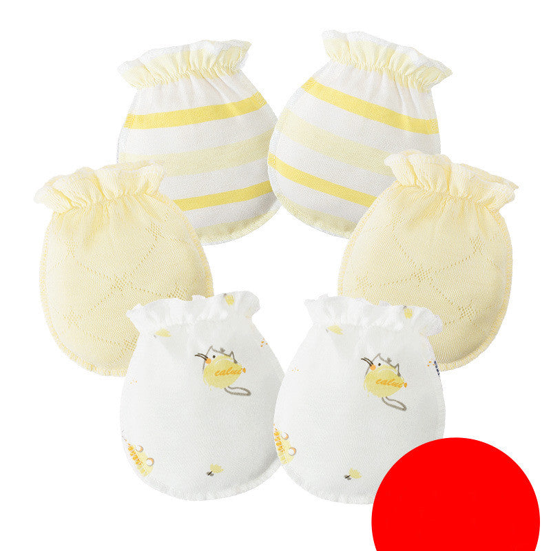 3 Pairs Baby Gloves 0-6 Months Early Baby Anti-grasping Gloves - [[{"value":"{{ Babyvera Babyvera  }}"}]]