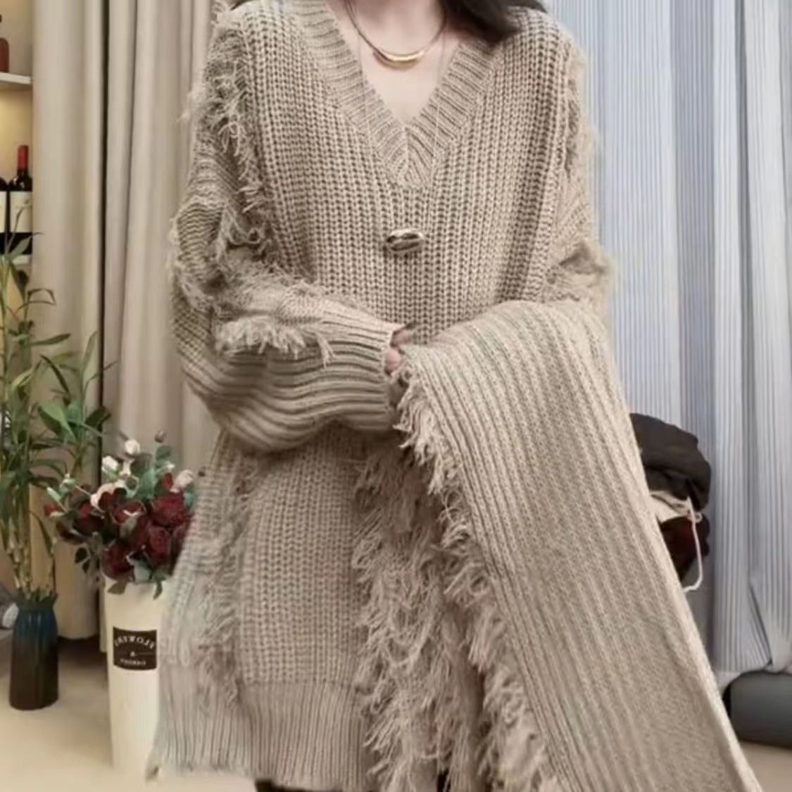 Womens Two-Piece Relaxed-Style Split-Panel Top Set - [[{"value":"{{ Babyvera Babyvera  }}"}]]