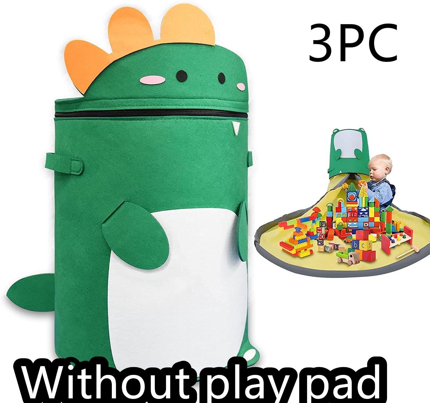 Felt Storage Bag Toy Play Mat 2 In 1 Pull Rope - [[{"value":"{{ Babyvera Babyvera  }}"}]]