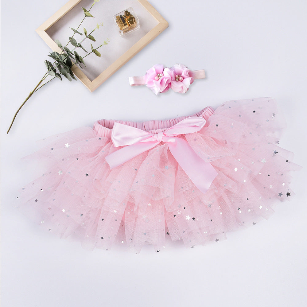 Net yarn half-length skirt children's skirt - [[{"value":"{{ Babyvera Babyvera  }}"}]]