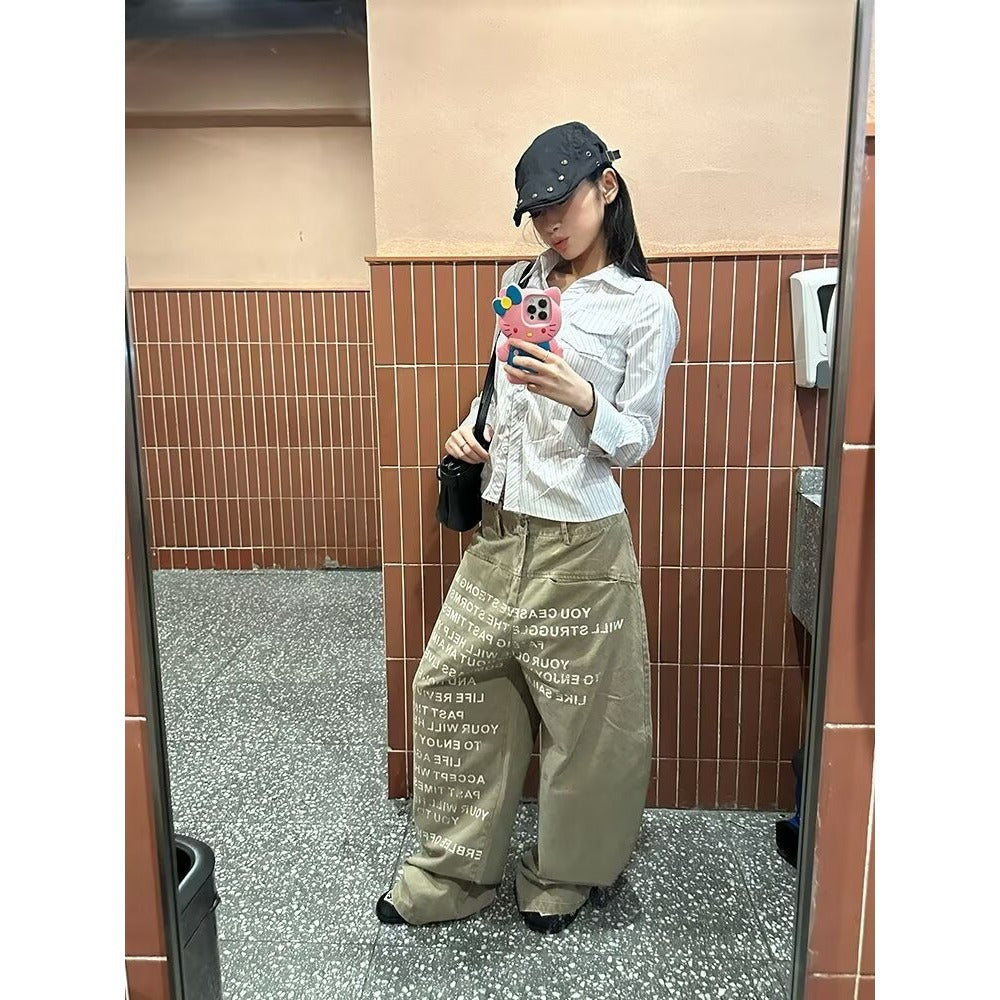 Handsome Casual Loose Fitting Straight Leg Pants - [[{"value":"{{ Babyvera Babyvera  }}"}]]