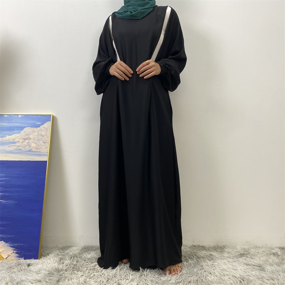 Fashion Nursing Clothes Muslim Long Sleeve Slim Fit Dress - [[{"value":"{{ Babyvera Babyvera  }}"}]]