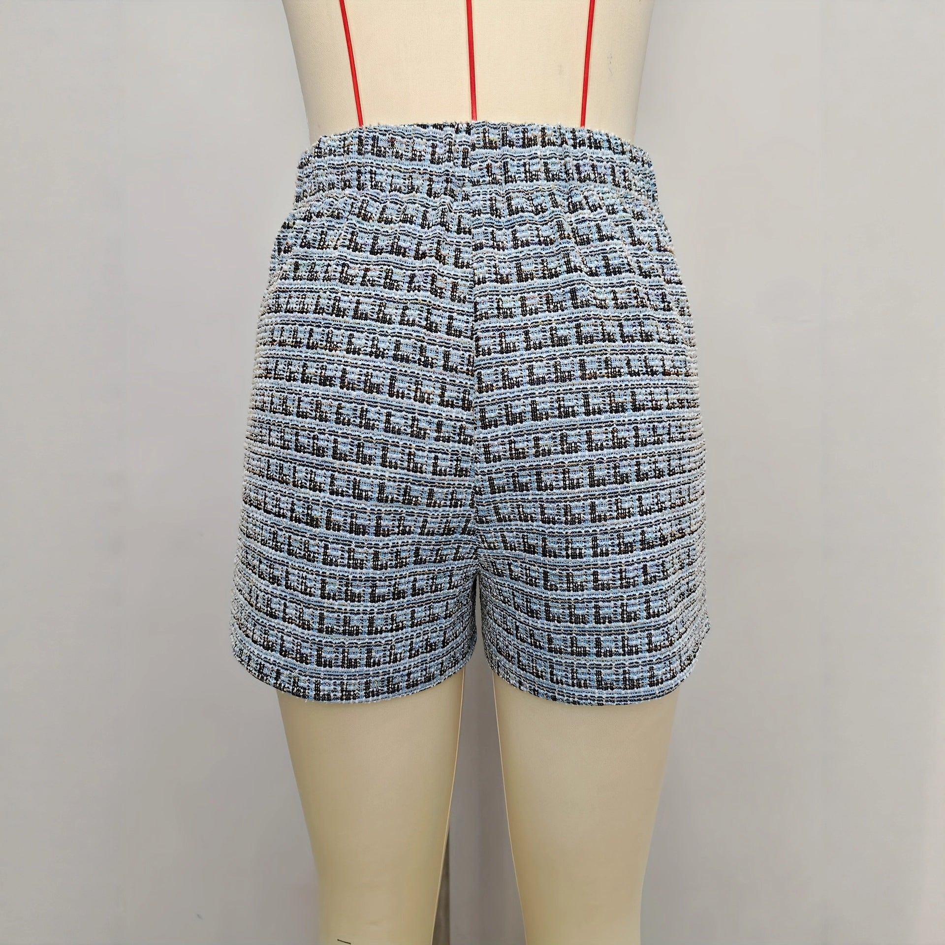 Fashionable Plaid Knitted Shorts For Women - [[{"value":"{{ Babyvera Babyvera  }}"}]]