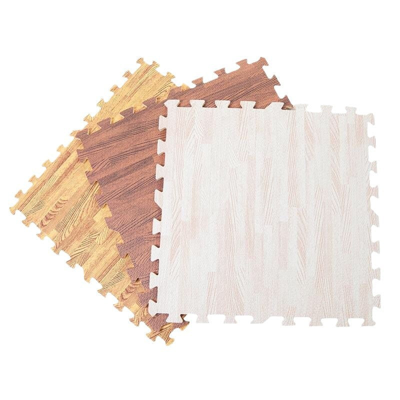 Wood Grain Color Printing Puzzle Foam Mats Drop-resistant Child Play Mat - [[{"value":"{{ Babyvera Babyvera  }}"}]]