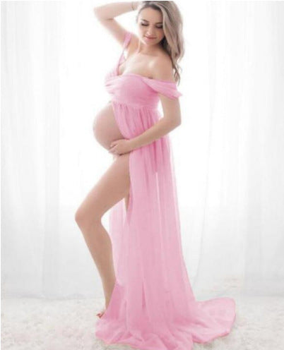 Maternity Photo Dress Front  Mopping Foor Long Skirt Dress - [[{"value":"{{ Babyvera Babyvera  }}"}]]
