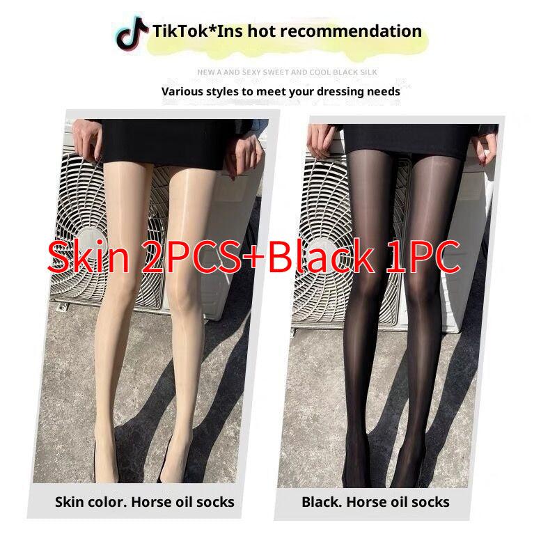 Spring And Summer Horse Oil Socks Anti-snagging Durable Superb Fleshcolor Pantynose Thin - [[{"value":"{{ Babyvera Babyvera  }}"}]]