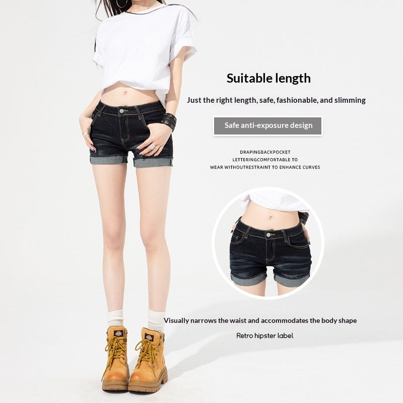 Women's High-Waisted Slim-Fit Thin Denim Jeans - [[{"value":"{{ Babyvera Babyvera  }}"}]]