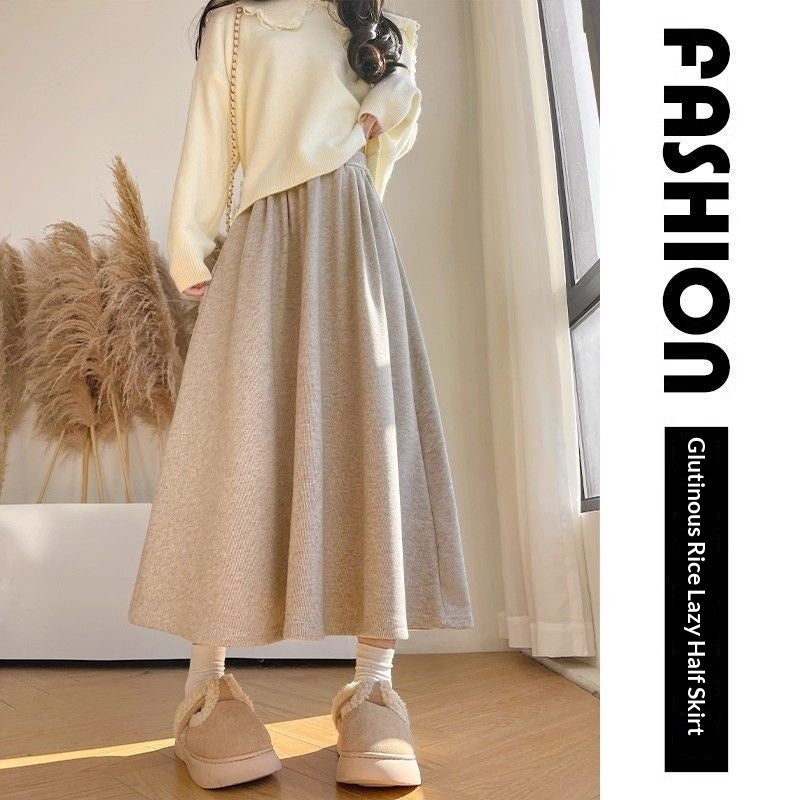 Mid Length Loose Fitting Womens Skirt - [[{"value":"{{ Babyvera Babyvera  }}"}]]