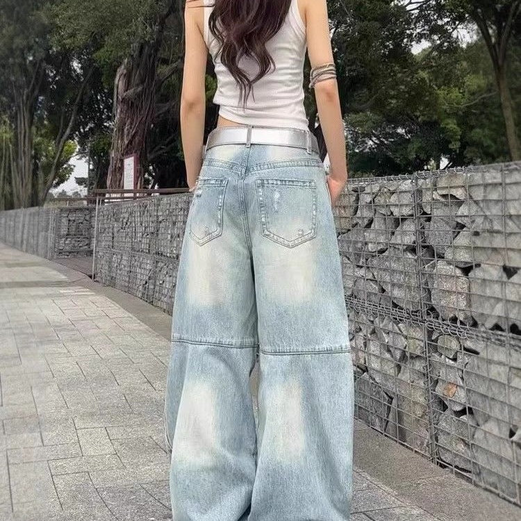 Loose Slimming High-waisted Straight-leg Casual Floor-length Pants - [[{"value":"{{ Babyvera Babyvera  }}"}]]