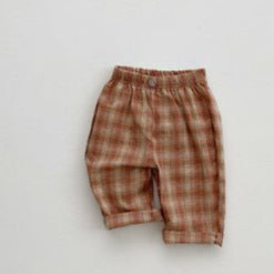 Ins Korean Babies' Trousers Plaid Pants - [[{"value":"{{ Babyvera Babyvera  }}"}]]