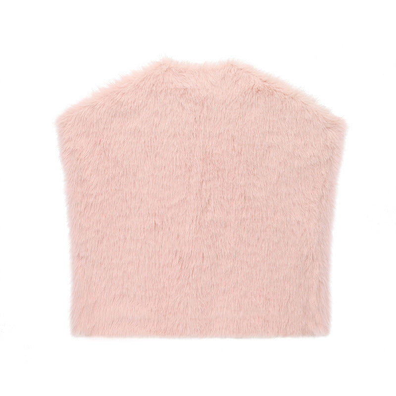 Autumn Fashion Faux Fur Effect Short Vest - [[{"value":"{{ Babyvera Babyvera  }}"}]]