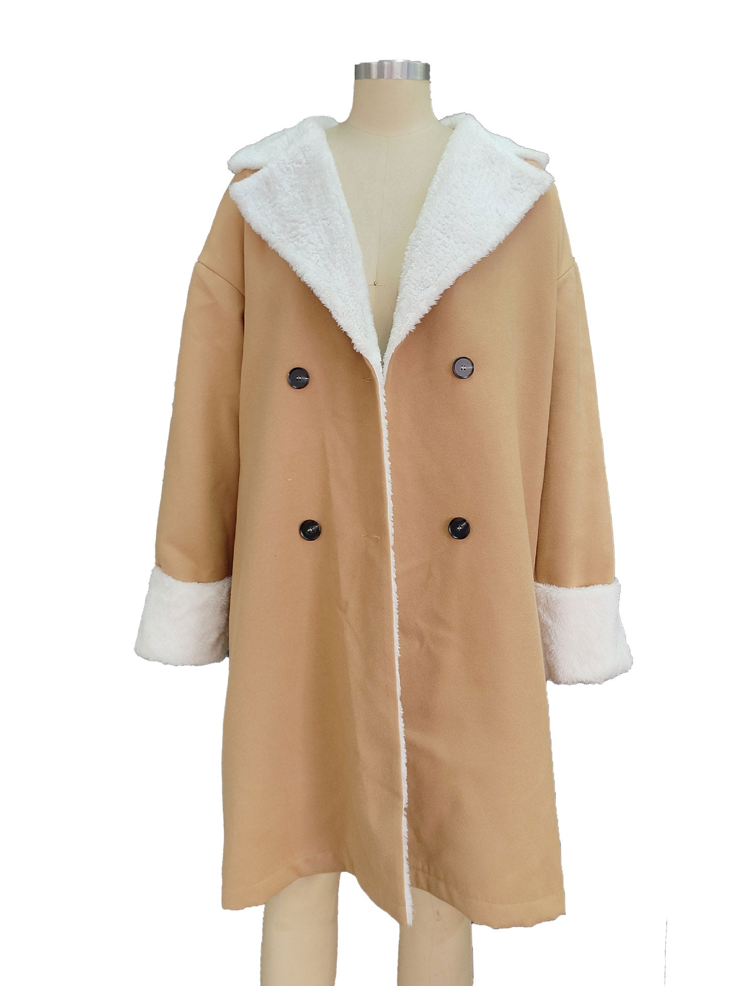 Leisure Commute Woolen Coat For Women - [[{"value":"{{ Babyvera Babyvera  }}"}]]