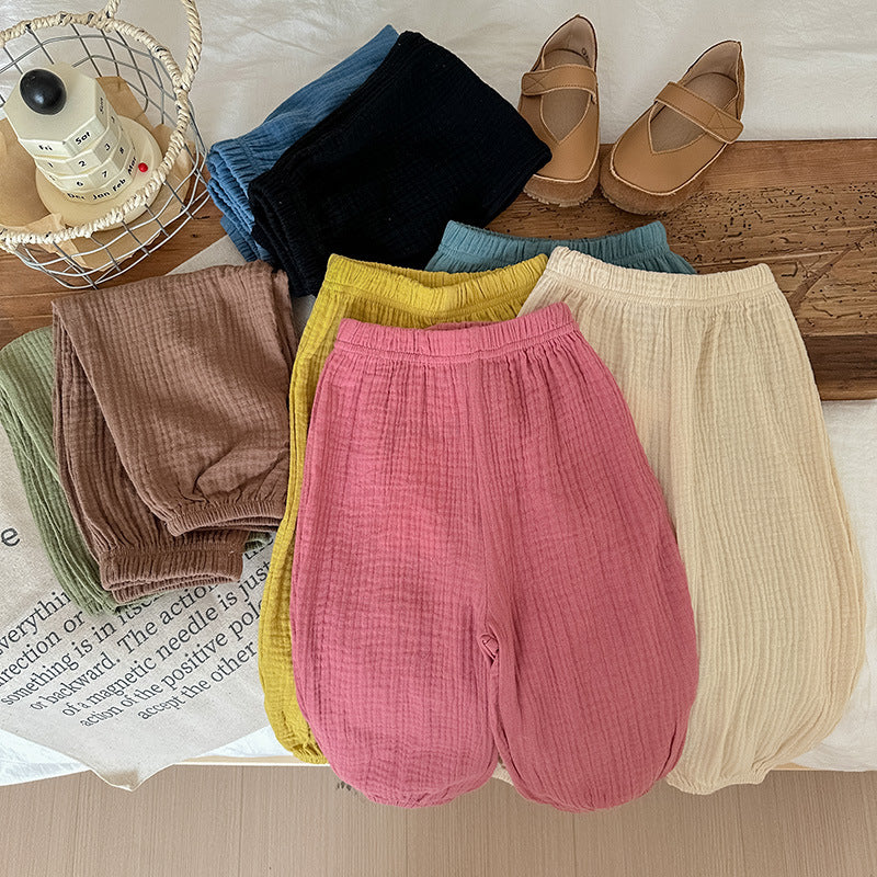 Thin Cotton Cloth Girls' Pajama Pants - [[{"value":"{{ Babyvera Babyvera  }}"}]]
